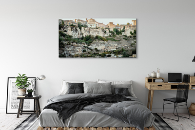 Quadro su tela Spagna Mountain Trees City