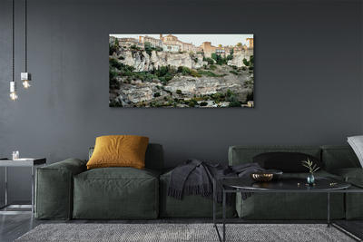 Quadro su tela Spagna Mountain Trees City