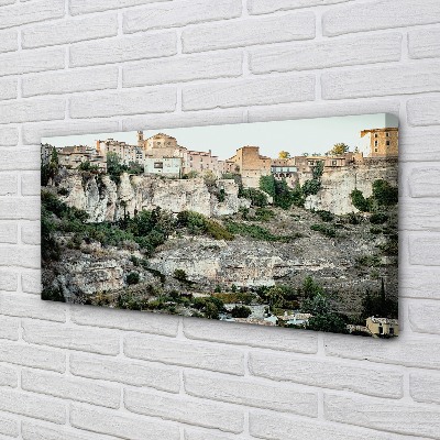 Quadro su tela Spagna Mountain Trees City