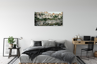 Quadro su tela Spagna Mountain Trees City