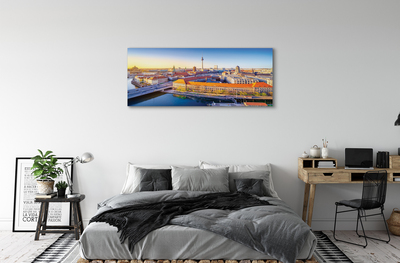 Foto quadro su tela Germania Berlin River Mosy