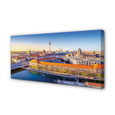 Foto quadro su tela Germania Berlin River Mosy