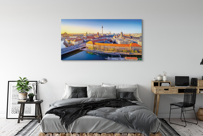 Foto quadro su tela Germania Berlin River Mosy