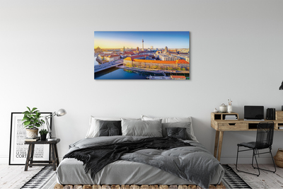 Foto quadro su tela Germania Berlin River Mosy