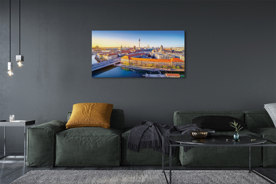 Foto quadro su tela Germania Berlin River Mosy