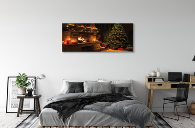 Quadro su tela Regali decorazioni per il camino dell'albero di Natale