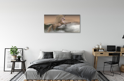 Quadro su tela Nuvole di unicorno