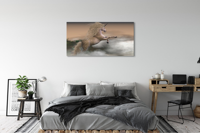 Quadro su tela Nuvole di unicorno