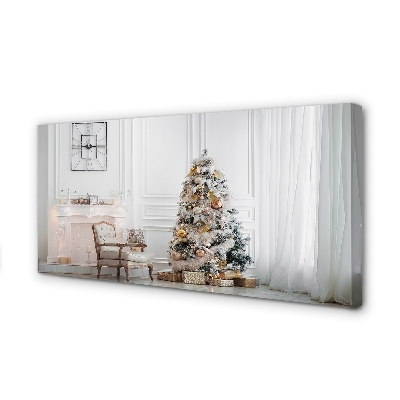 Quadro su tela Decorazioni dell'albero di Natale