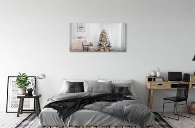 Quadro su tela Decorazioni dell'albero di Natale