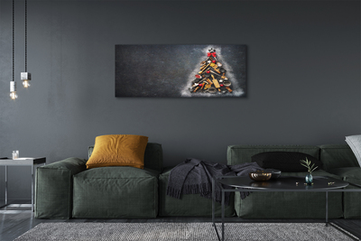 Quadro su tela Decorazioni dell'albero di Natale