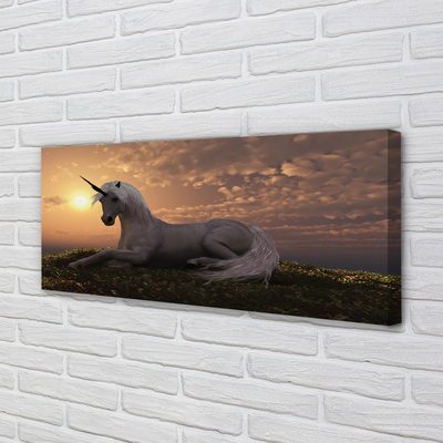 Quadro su tela Unicorn Mountain Sunset