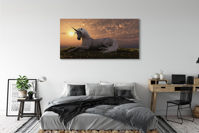 Quadro su tela Unicorn Mountain Sunset