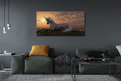 Quadro su tela Unicorn Mountain Sunset