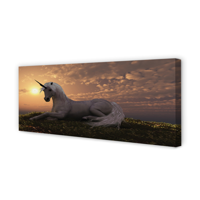 Quadro su tela Unicorn Mountain Sunset