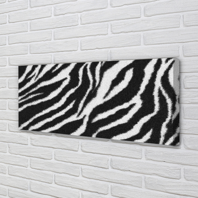 Quadro su tela Cappotto zebra