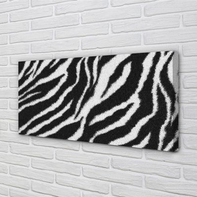 Quadro su tela Cappotto zebra