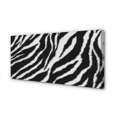 Quadro su tela Cappotto zebra