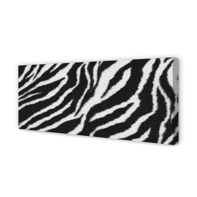 Quadro su tela Cappotto zebra