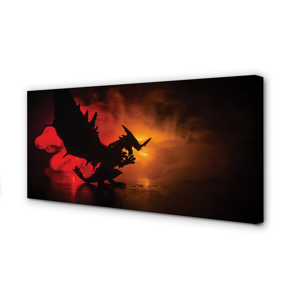 Quadro su tela Black Dragon Cloud