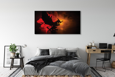 Quadro su tela Black Dragon Cloud