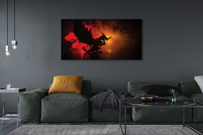 Quadro su tela Black Dragon Cloud