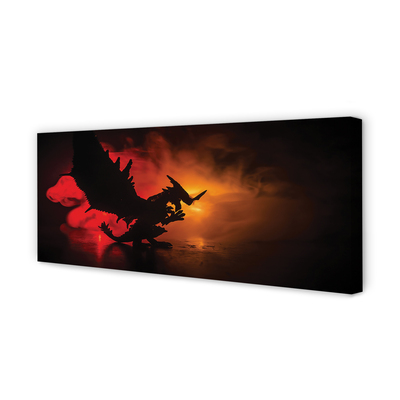 Quadro su tela Black Dragon Cloud