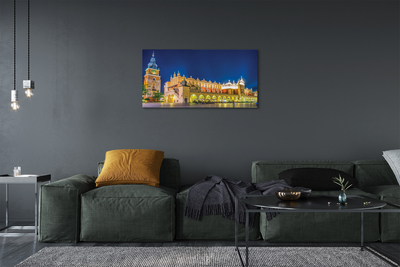 Quadro su tela Night Hall di Cracovia