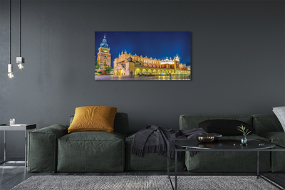 Quadro su tela Night Hall di Cracovia