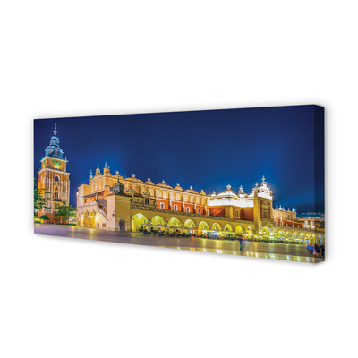 Quadro su tela Night Hall di Cracovia