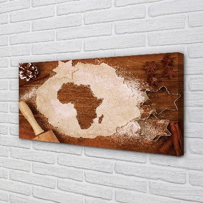 Quadro su tela Cucina Cake Africa Rold