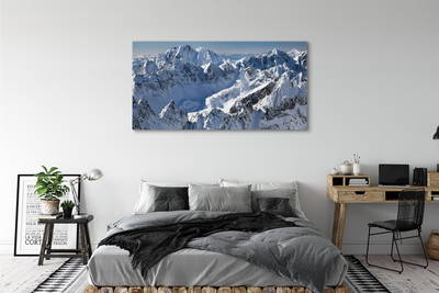 Quadro su tela Montagne Snow invernale