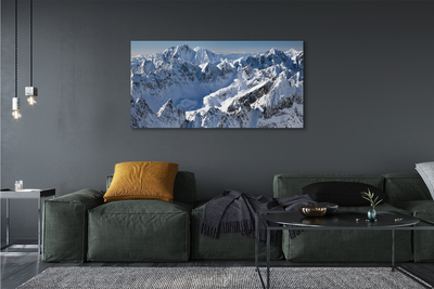 Quadro su tela Montagne Snow invernale