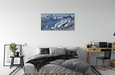 Quadro su tela Montagne Snow invernale