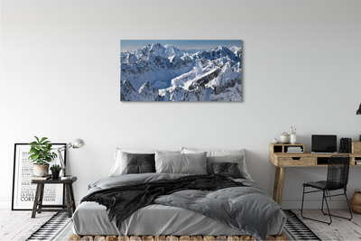 Quadro su tela Montagne Snow invernale