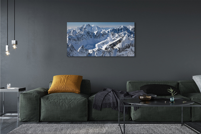 Quadro su tela Montagne Snow invernale