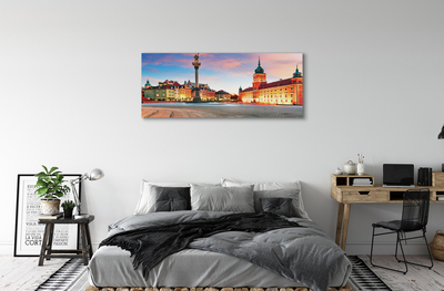 Quadro su tela Varsavia Sunrise Città Vecchia