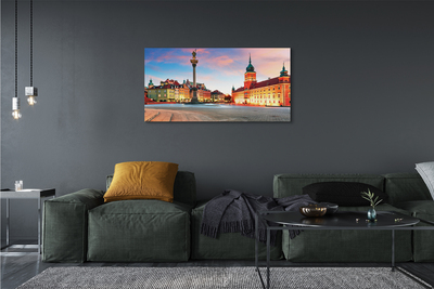 Quadro su tela Varsavia Sunrise Città Vecchia