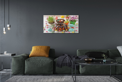 Quadro su tela Fiori della torta di uova