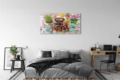 Quadro su tela Fiori della torta di uova