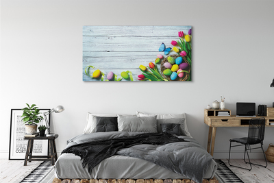 Quadro su tela Tulips Butterfly