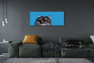 Quadro su tela Leccare il gatto