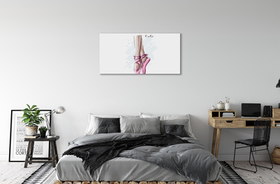 Quadro su tela Scarpe da balletto rosa