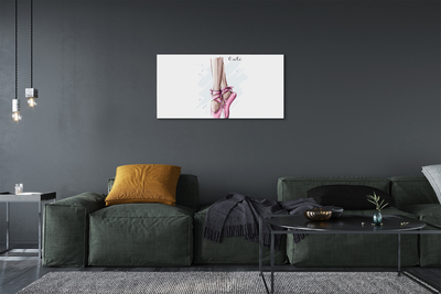 Quadro su tela Scarpe da balletto rosa