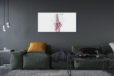 Quadro su tela Scarpe da balletto rosa