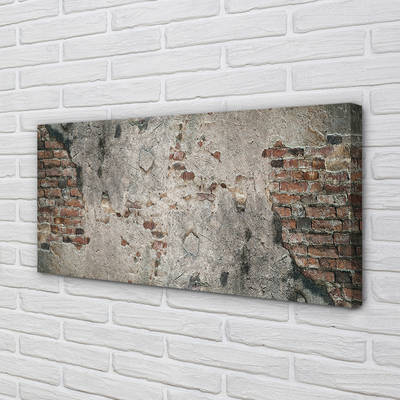 Stampa quadro su tela Muro di pietra in mattoni