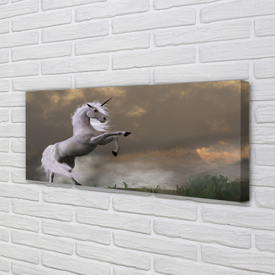 Quadro su tela Montagna unicorn