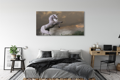 Quadro su tela Montagna unicorn