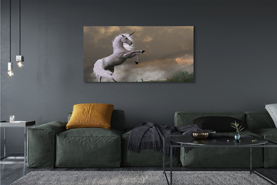 Quadro su tela Montagna unicorn