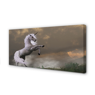 Quadro su tela Montagna unicorn